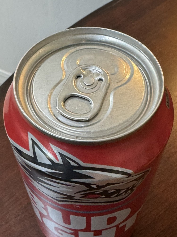 New Mexico Lobos Bud Light - limited edition empty Beer Can - Bottom Opened