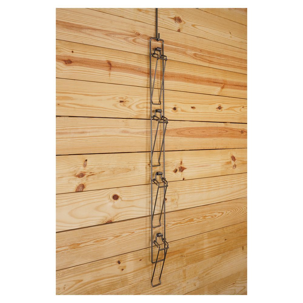 Easy-Up Pro Fold Down Hat Can Rack | Portable & Space-Saving | Color Gray