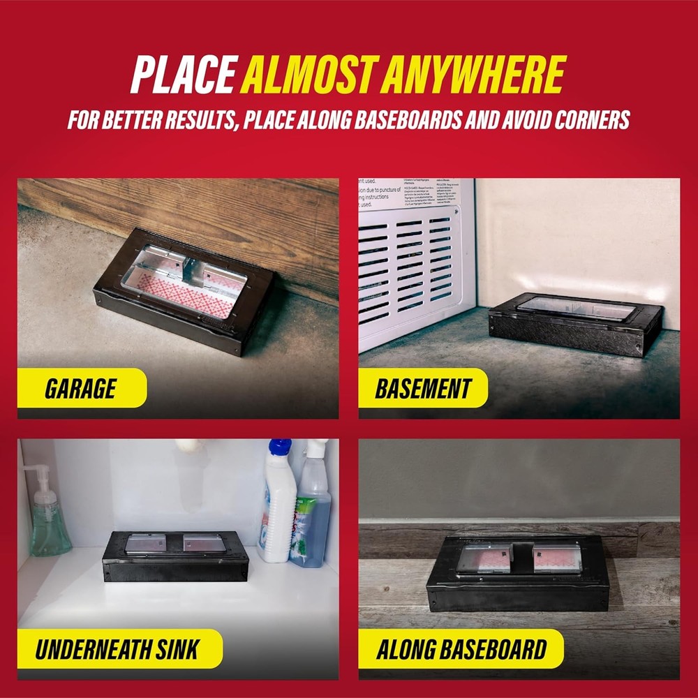 Catchmaster Pro Series Multi-Catch Mouse Trap Includes Replaceable Glue Board