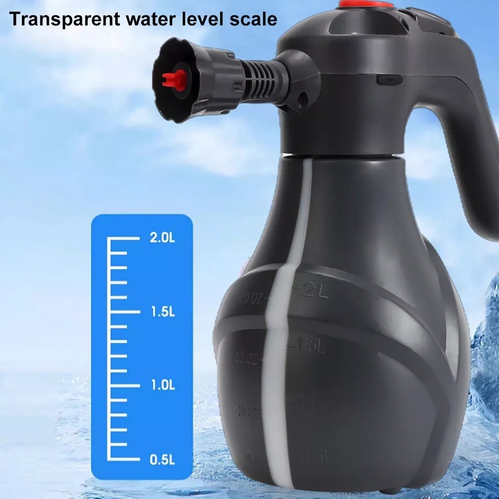 Cordless 2L Electric Foam Sprayer with Efficient Pressurization System
