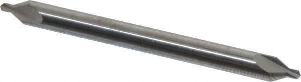 Hertel #1 Plain Cut 60? Incl Angle Solid Carbide Combo Drill & Countersink 1/...