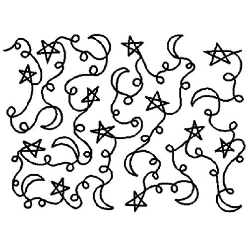 Stars and Moons Quilt Stencil