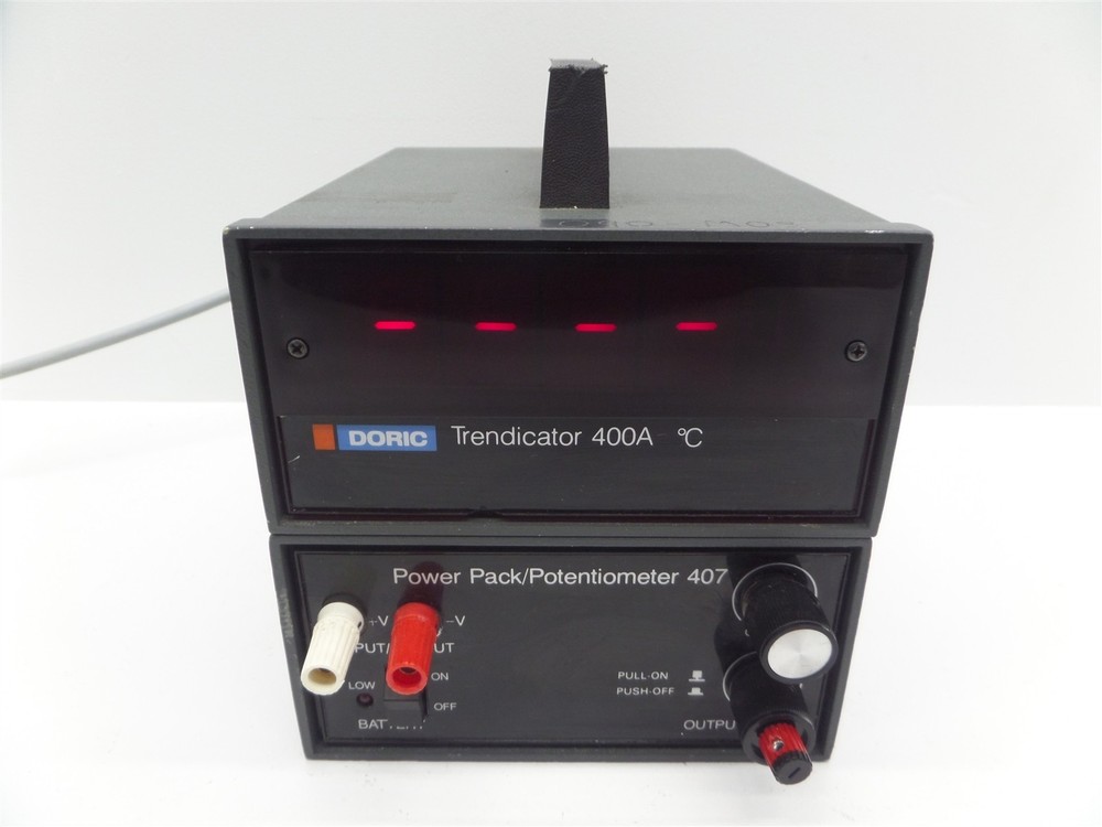 Doric Trendicator 400A Digital Temperature Indicator with Power Pack 407