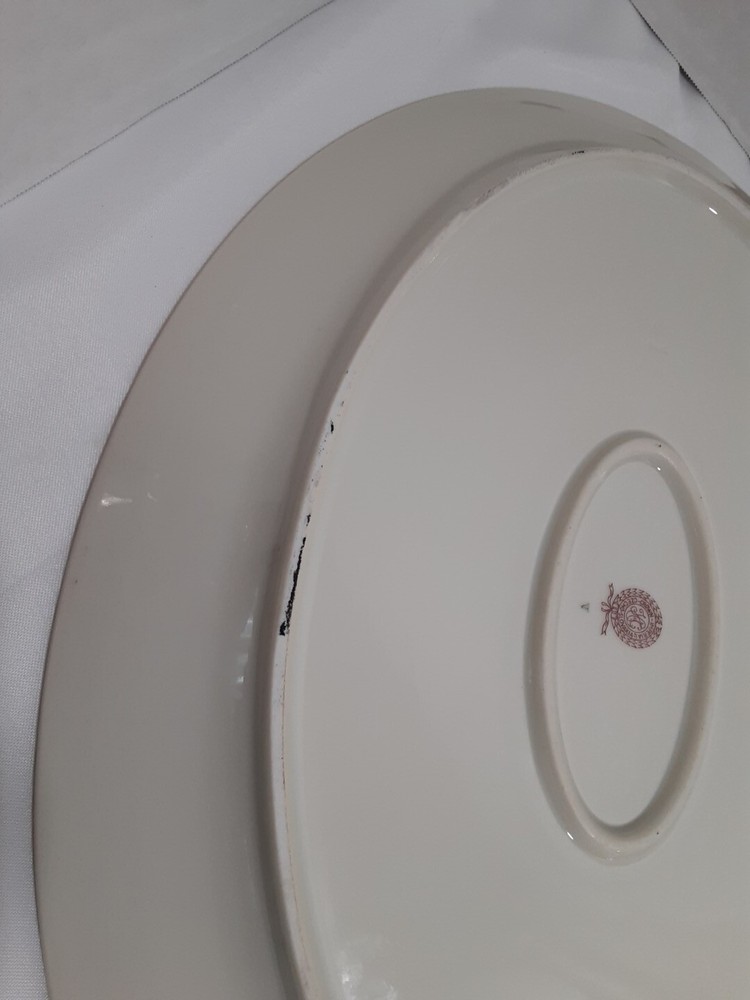 Crown Imperial Czechoslovakia 16" Oval Serving Platter CIM29