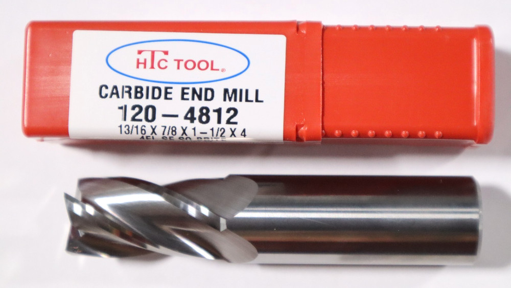 HTC, 13/16" 4FL SE SOLID CARBIDE END MILL 120-4812