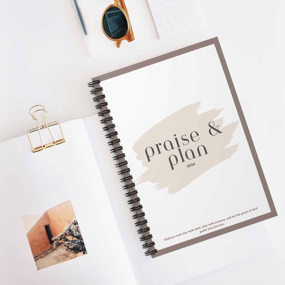Praise & Plan Spiral Notebook - Ruled Line