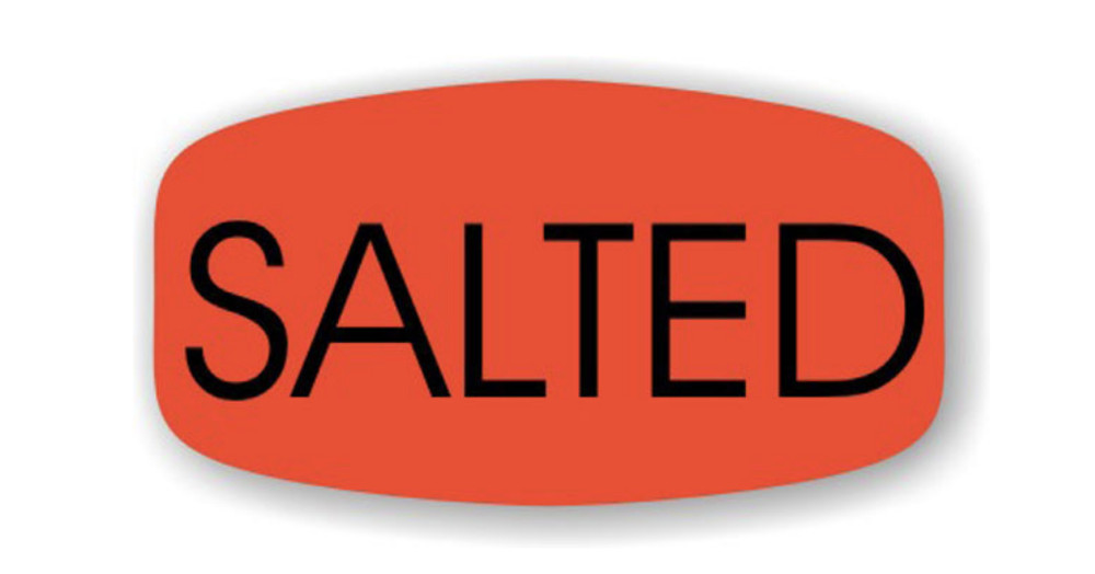 1000 each per roll Salted LABELS STICKERS