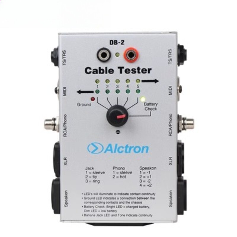 DB-2/DB-4C/CT-8 Audio Cable Signal Tester Engineering Cabling Separation Testing