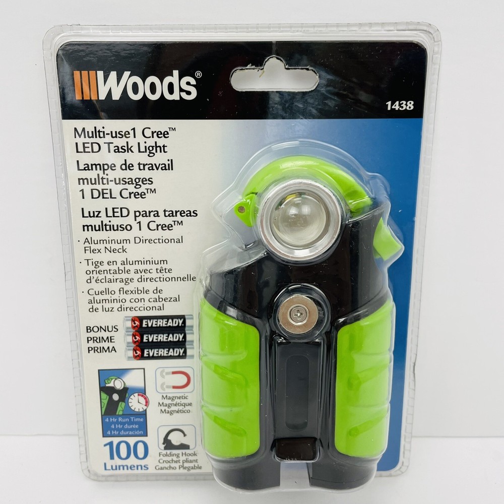 Coleman Cable Multi-Use Cree LED Task Light Magnetic Clip-On Belt Clip Flex Head