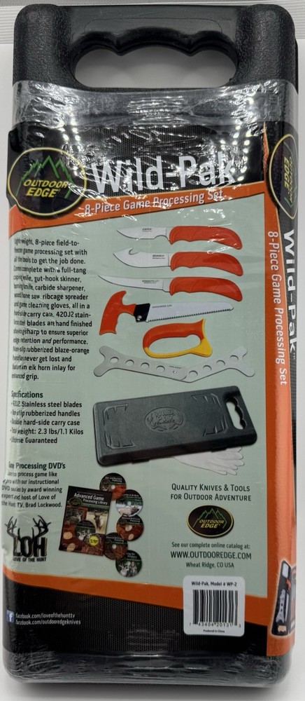 Outdoor Edge Wils-Pak 8-Piece Game Processing Set