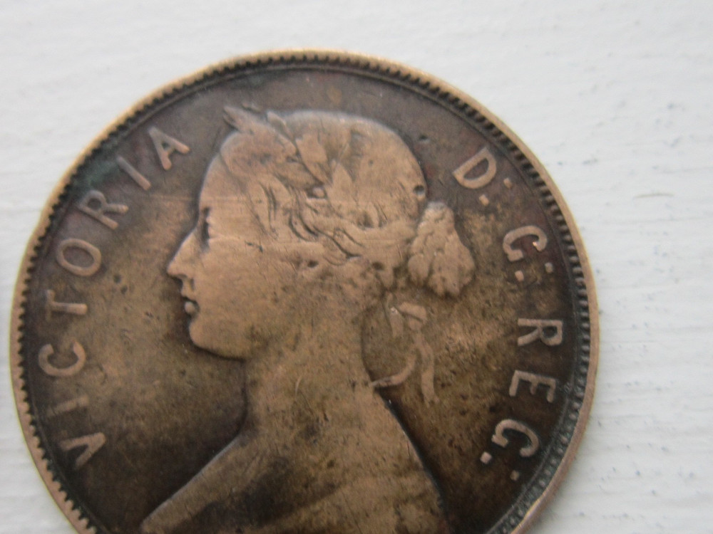 1880 & 1907 Newfoundland Large Cent Lot