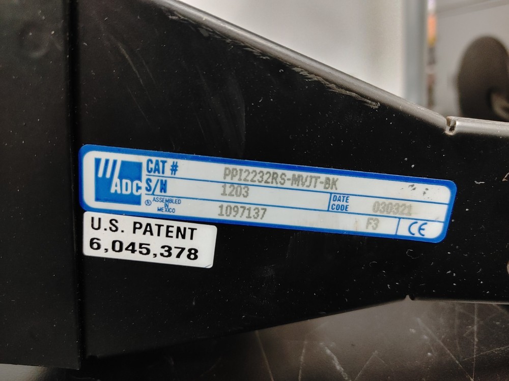 ADC Pro Patch PP2232RS-MVJT-BK High Definition Patch Panel Patchbay