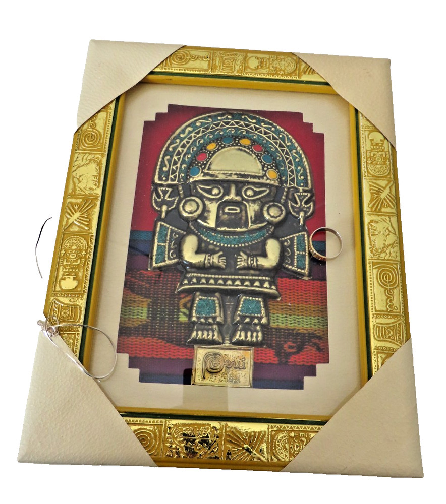 Peruvian Tumi Gold Plated Painting