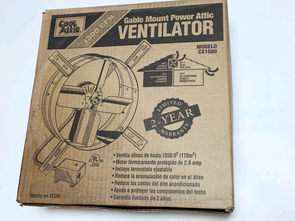 cool attic power ventilator Fan cx1500