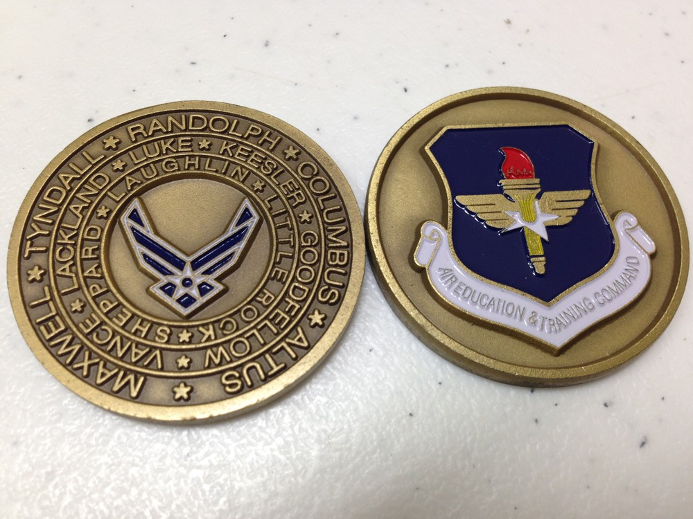 AIR EDUCATION & TRAINING COMMAND CHALLENGE COIN NEW