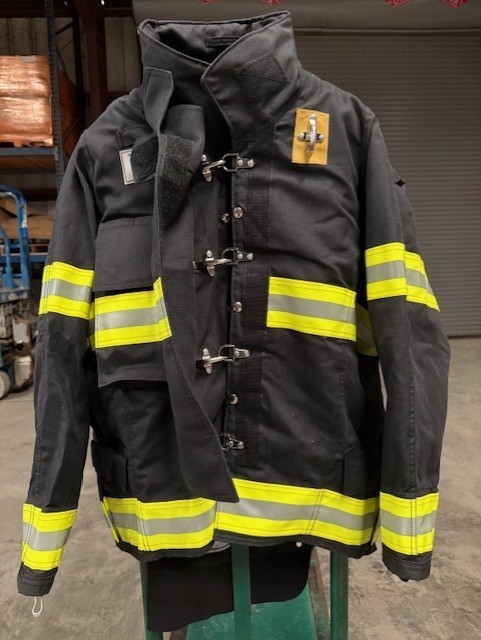 Morning Pride Viper Black Coat with Lime Trim