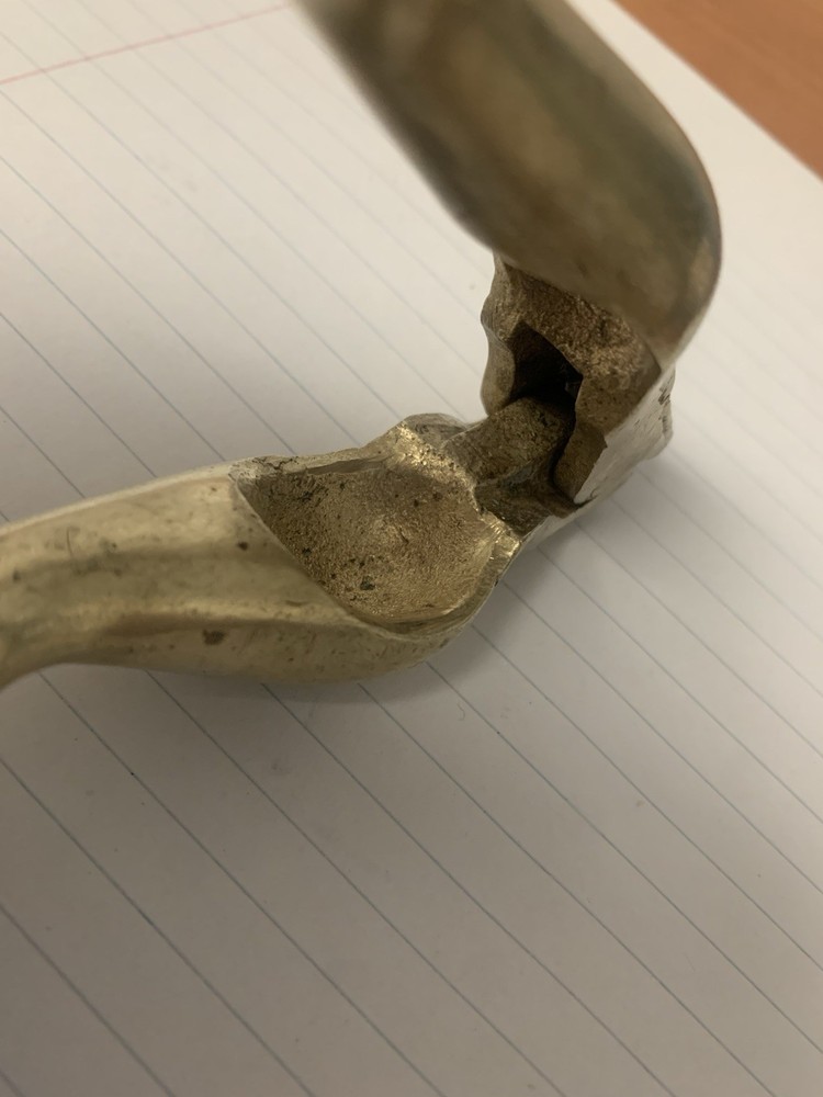 Vintage Brass Nutcracker Figural Female Legs Risque