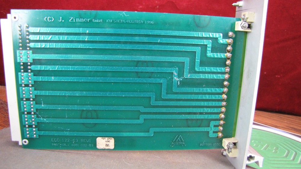 Zimmer Chromojet printer Module ECC 6001-122-03 rev1