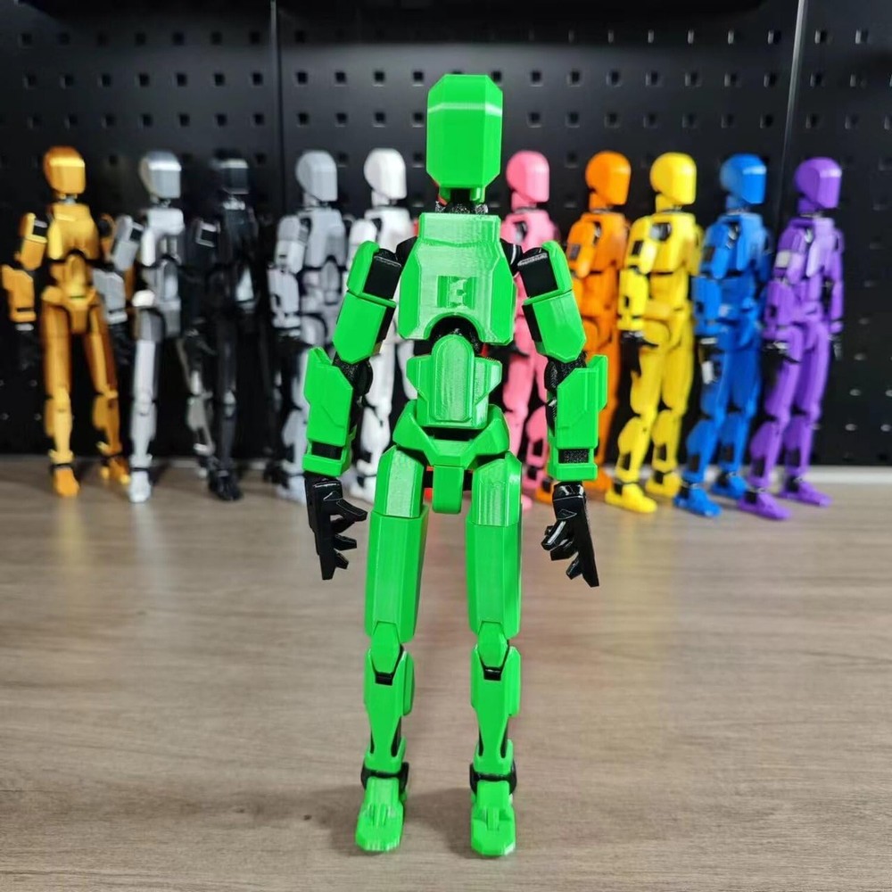 5PCS Assembly Completed T13 Action Figure 3D Printed Multi-Jointed Movable,Lu...