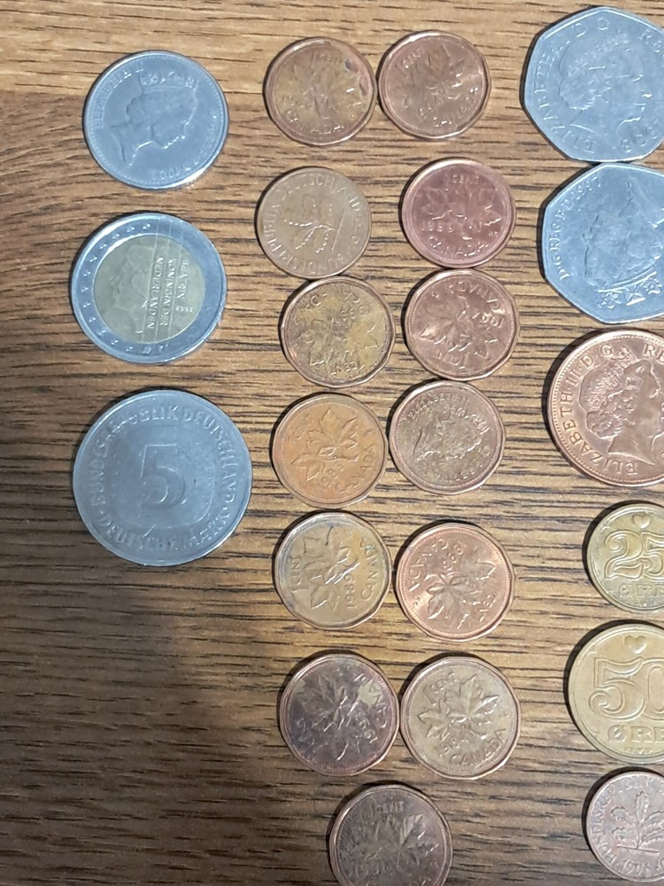 Various Foreign Coins 65-Total (b)