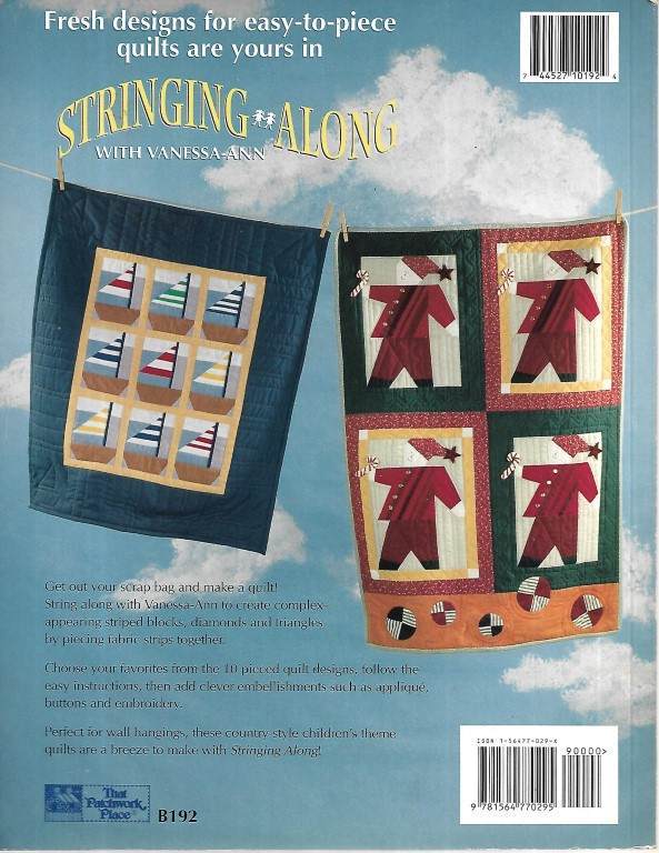 QUILTING STRINGING ALONG WITH VANESSA-ANN