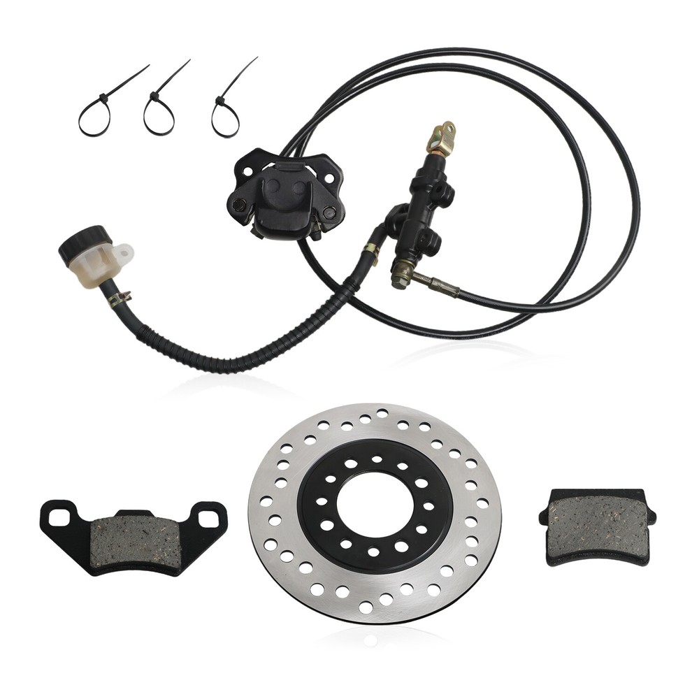 Rear Hydraulic Disc Brake Caliper System Pads Disk Rotor Set for Dune Buggy