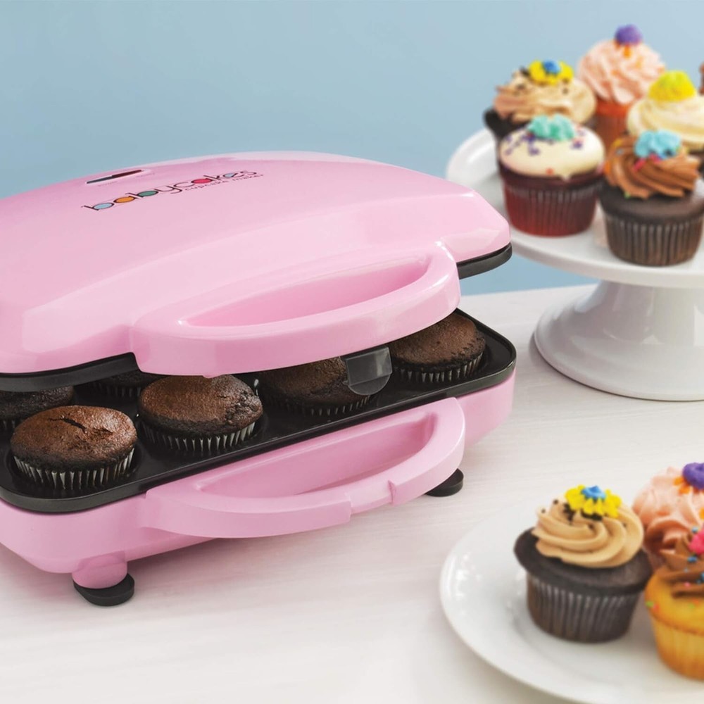 12Full Size Cupcake Maker, Pink, Nonstick