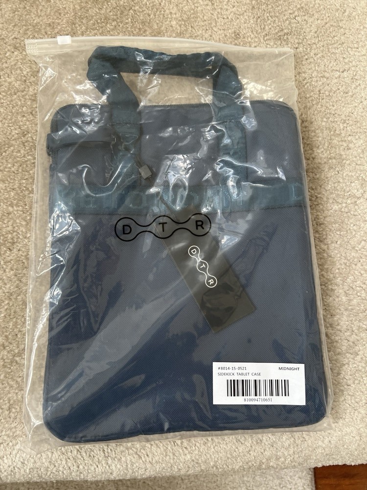 DTR Sidekick Padded Sleeve Case for  tablet , Midnight, Polyester