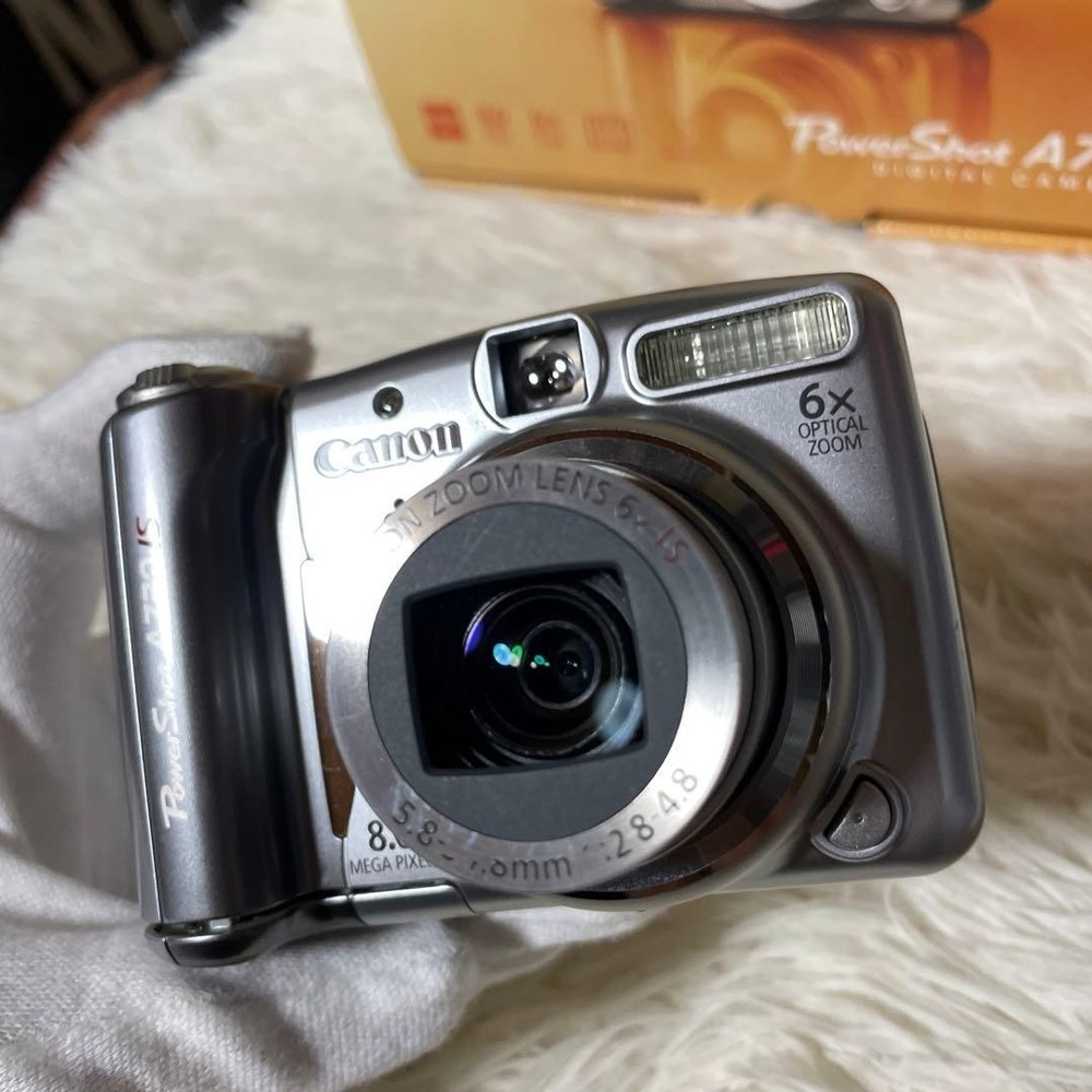 Canon PowerShot A720 IS Digital Camera Box Manual Working Japan