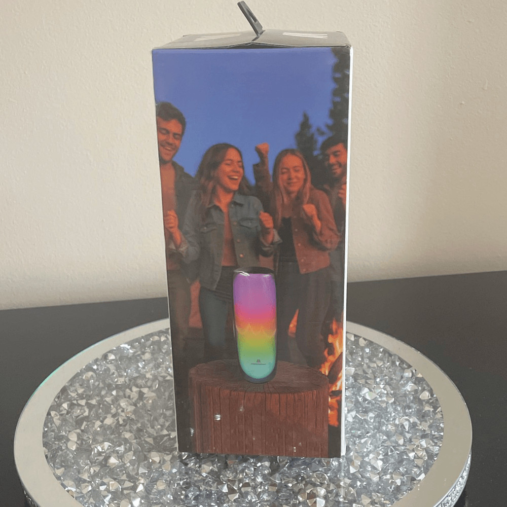 New in box Maxpower Bluetooth Glow Jam Portable Speaker (MPD396)