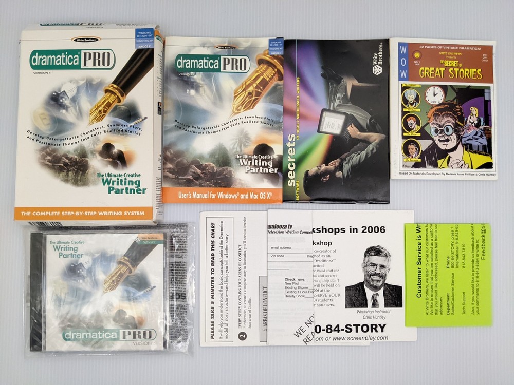 Write Brothers Dramatica Pro Version 4 2006: Windows PC & Mac / Vintage Software