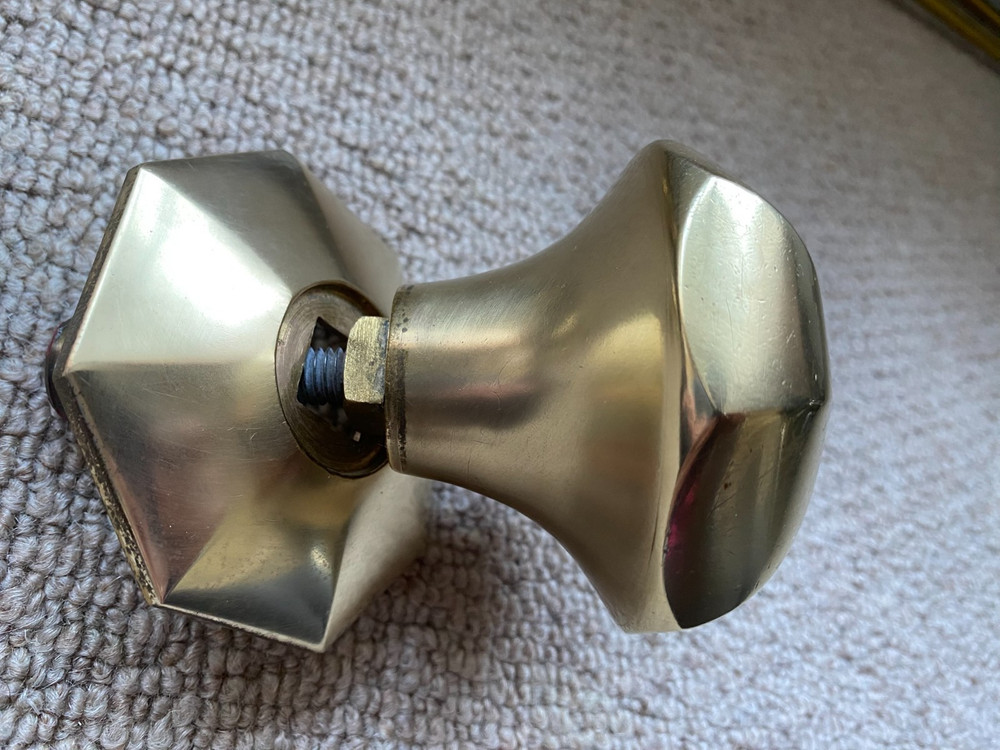 Large Front Door Brass Front Door Knob Pull Centre Handle Vintage