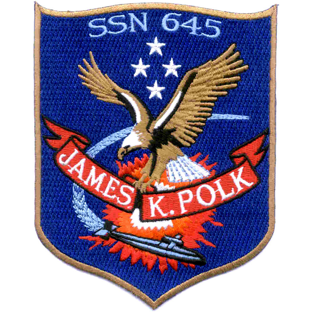 SSN-645 USS James K Polk Patch