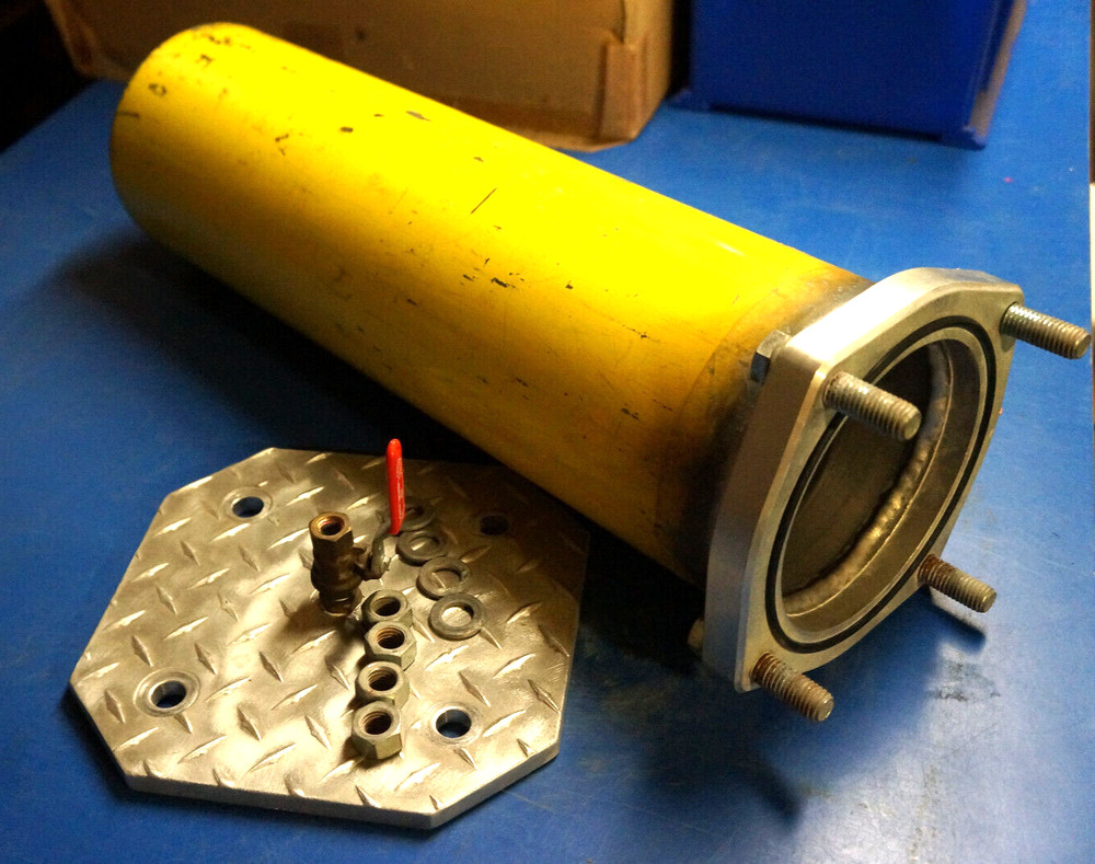 2.5 Gallon Medium Pressure Vacuum Infiltration Reactor Chamber Vessel, Aluminum