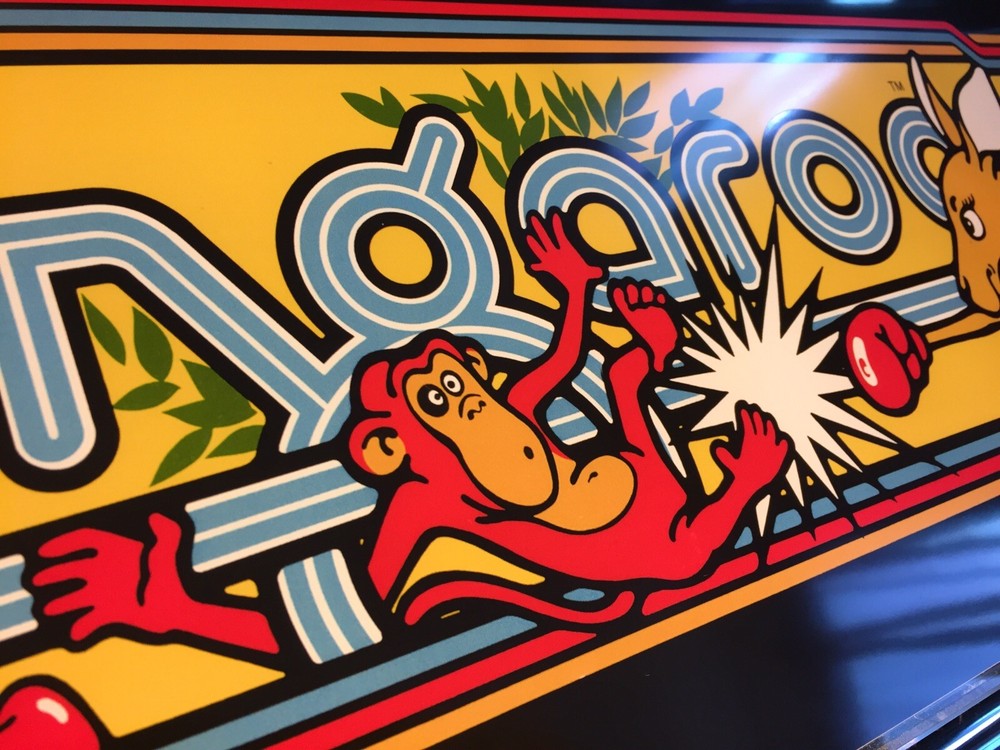Kangaroo Dedicated Arcade Marquee 23.6"x6.5"