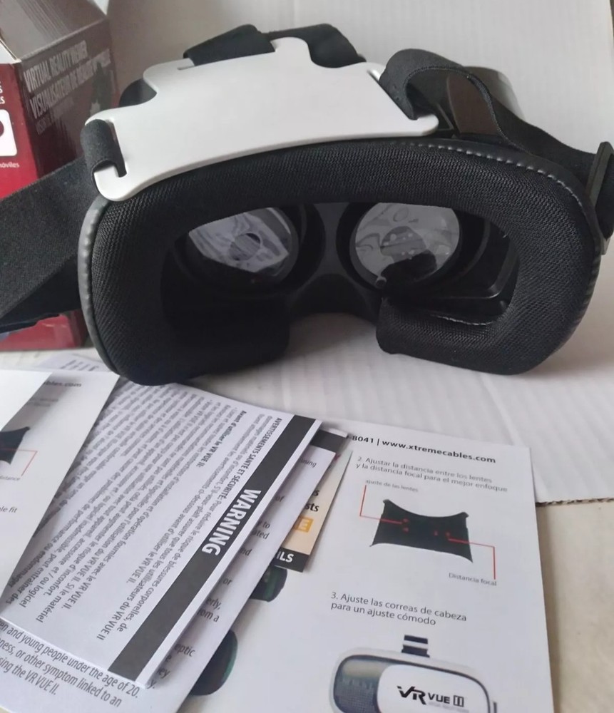 VR Vue 2 Virtual Reality Headset Xtreme Viewer for Android & iPhone Smartphones