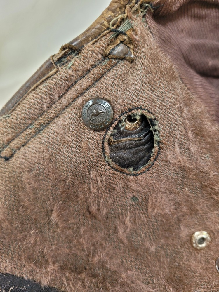 Ww11 Era Aviation Hat Brown Leather