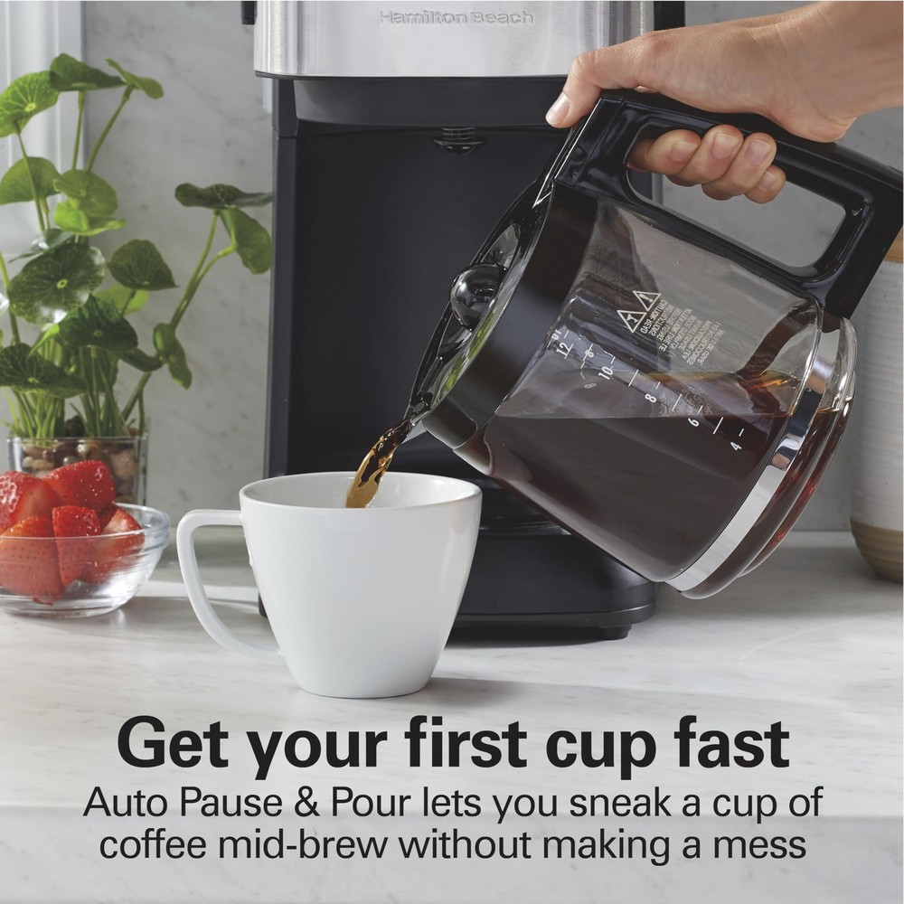 Home Coffee Lovers Drip Maker - Hamilton Beach 12 Cup Programmable 46310