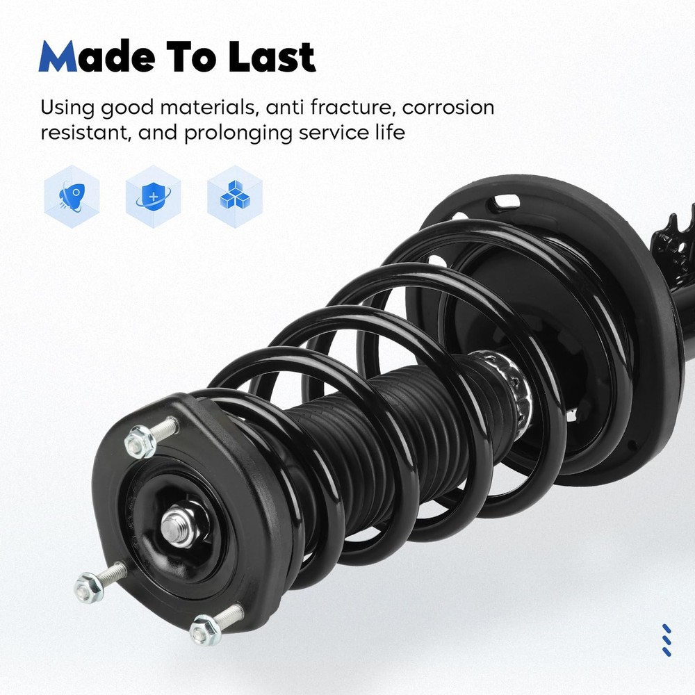 Rear Struts Assembly Shock Absorber & Sway Bar End Link Compatible with...