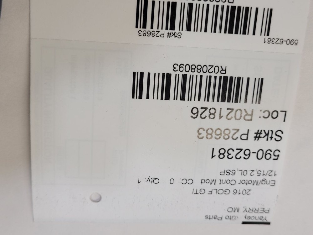 2015 - 2017 Golf GTI Engine ECM Electronic Control Module 2.0L