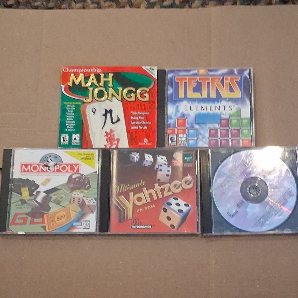Lot of 5 PC Games Early 2000's