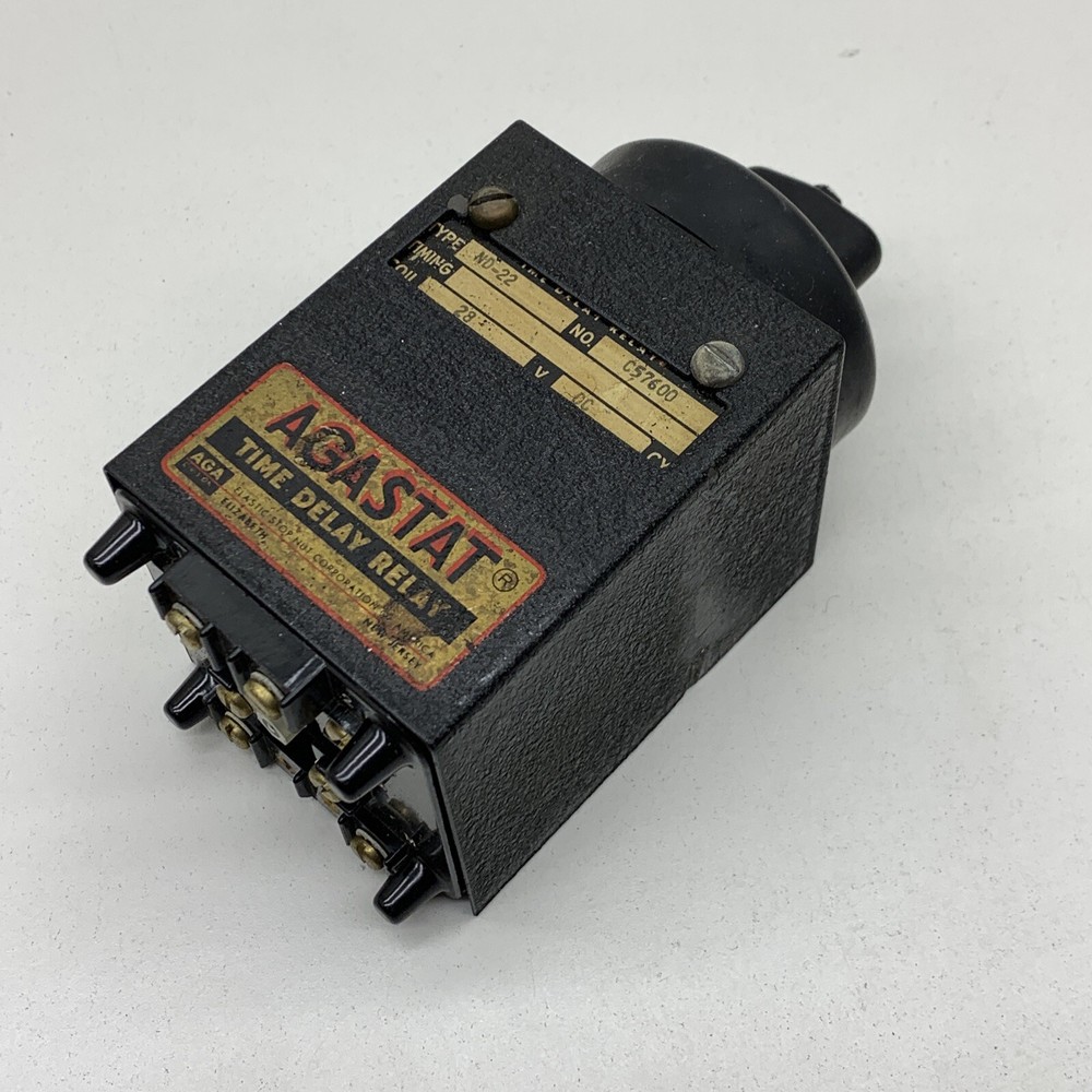 Agastat ND-22 Time Delay Relay 28VDC Coil