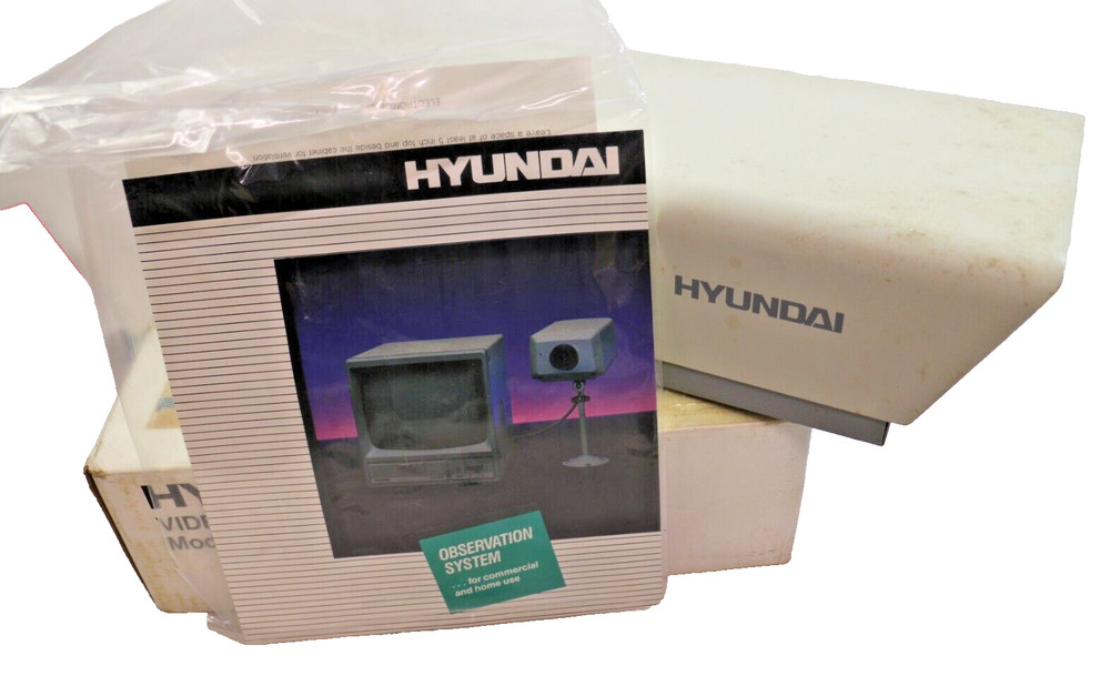 Hyundai Video Sensor Model CO-11 System Manuals and Camera Case