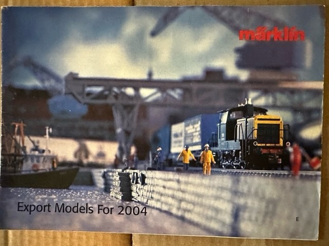 Marklin 2004 Export Models Catalog - English text - 32 pages