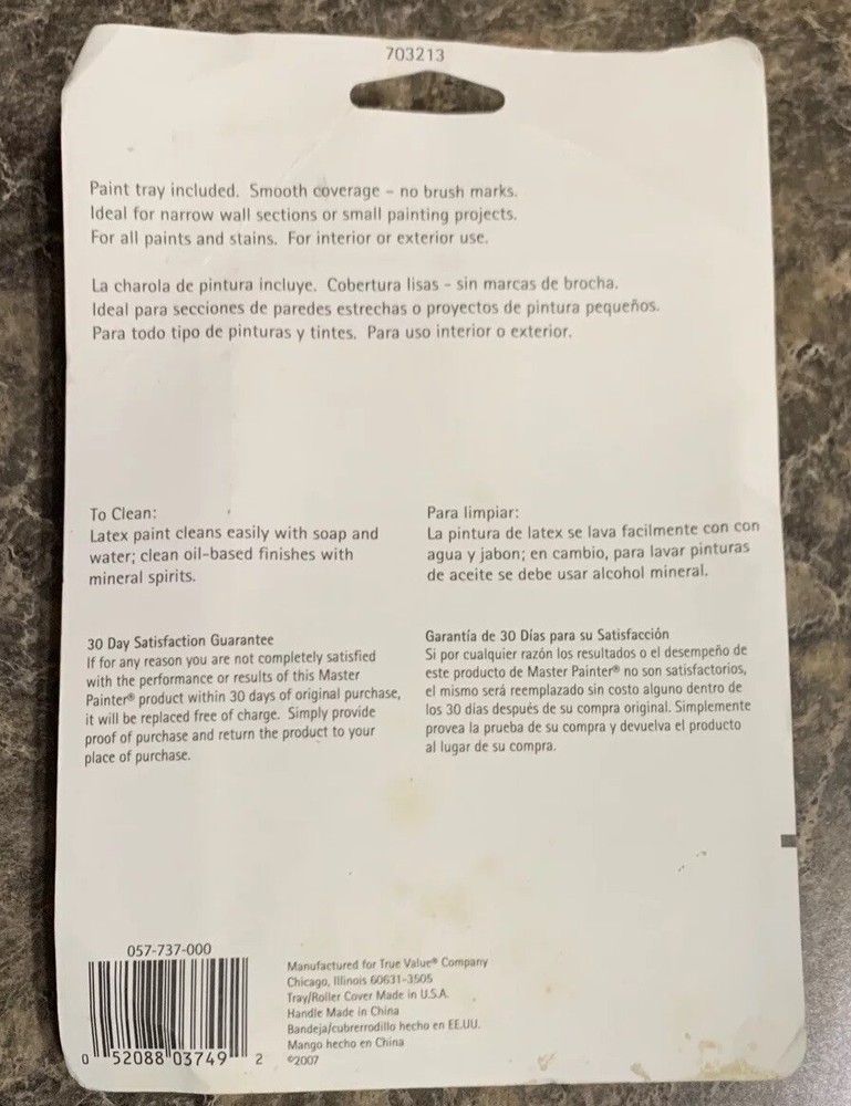 Master Painter Select 3-Inch Trim Roller/Tray