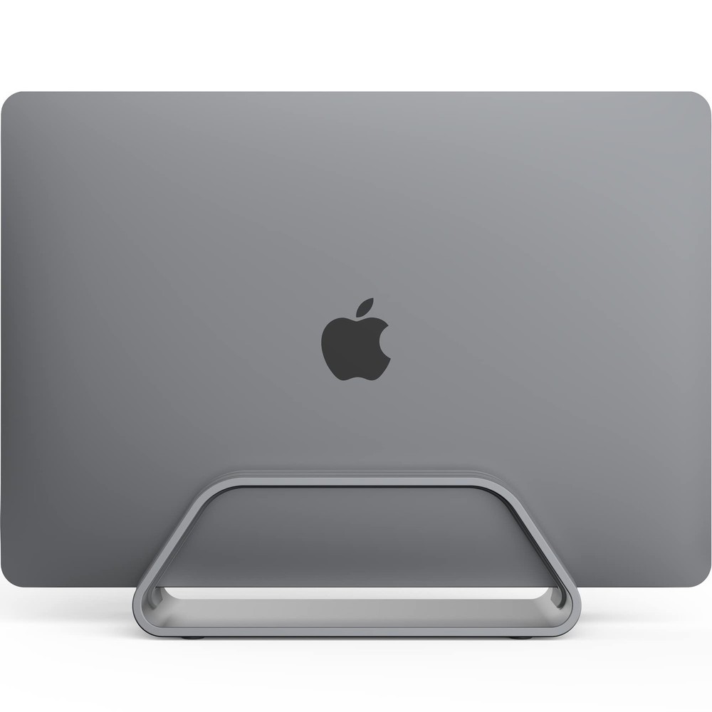 HumanCentric Vertical Laptop Stand Compatible with MacBook Pro and Space Gray