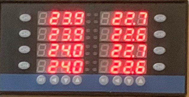 8 Zone Channel PID Temperature Recorder Data Logger Controller USB RS485 to PC