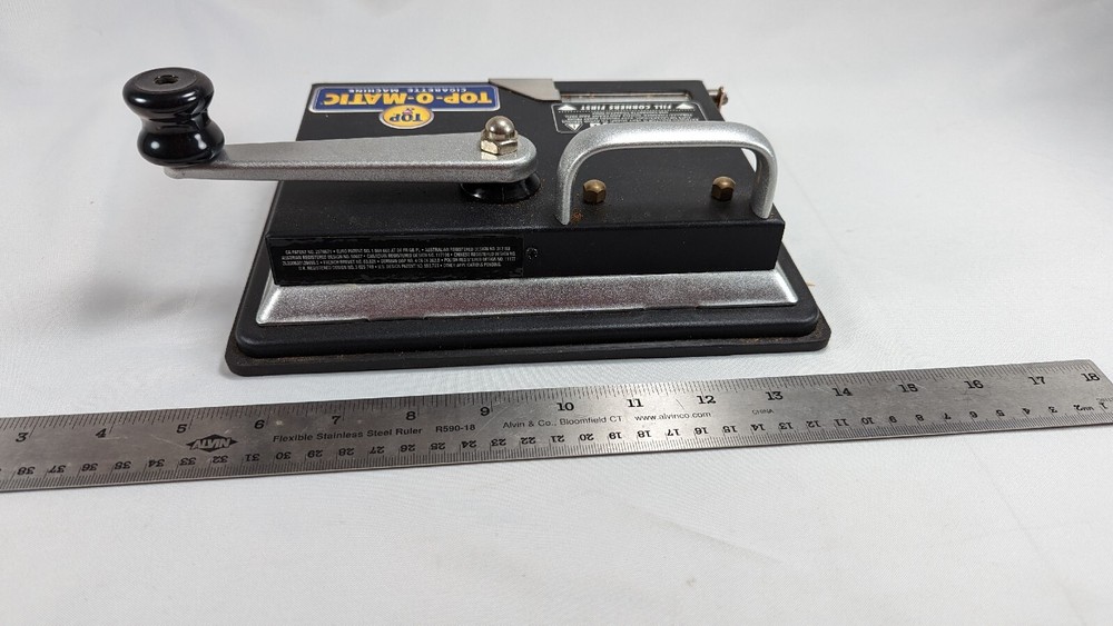 Top-O-Matic Cigarette Rolling Making Machine-Working Used Condition-Tobacco
