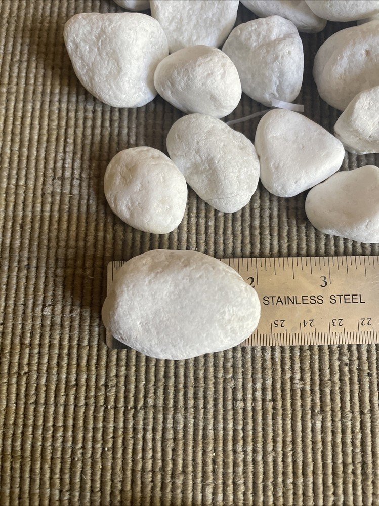 Fireplace Decorative Stone Pebbles 50 Pcs