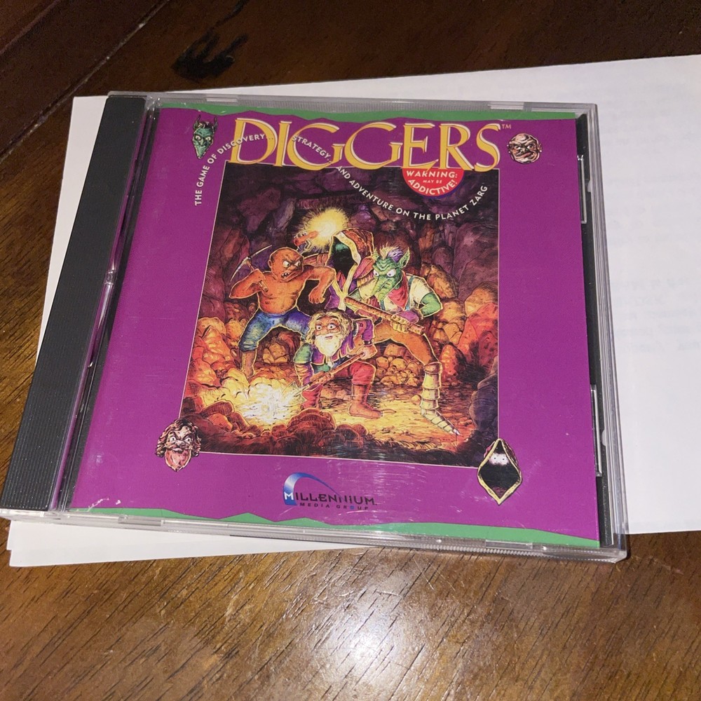 Diggers Game for the PC Cd ROM Original Boxed